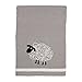NoJo Good Night Sheep Knit Blanket, Black & White, 30