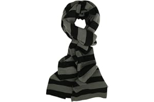 TrendsBlue Premium Soft Knit Striped Scarf