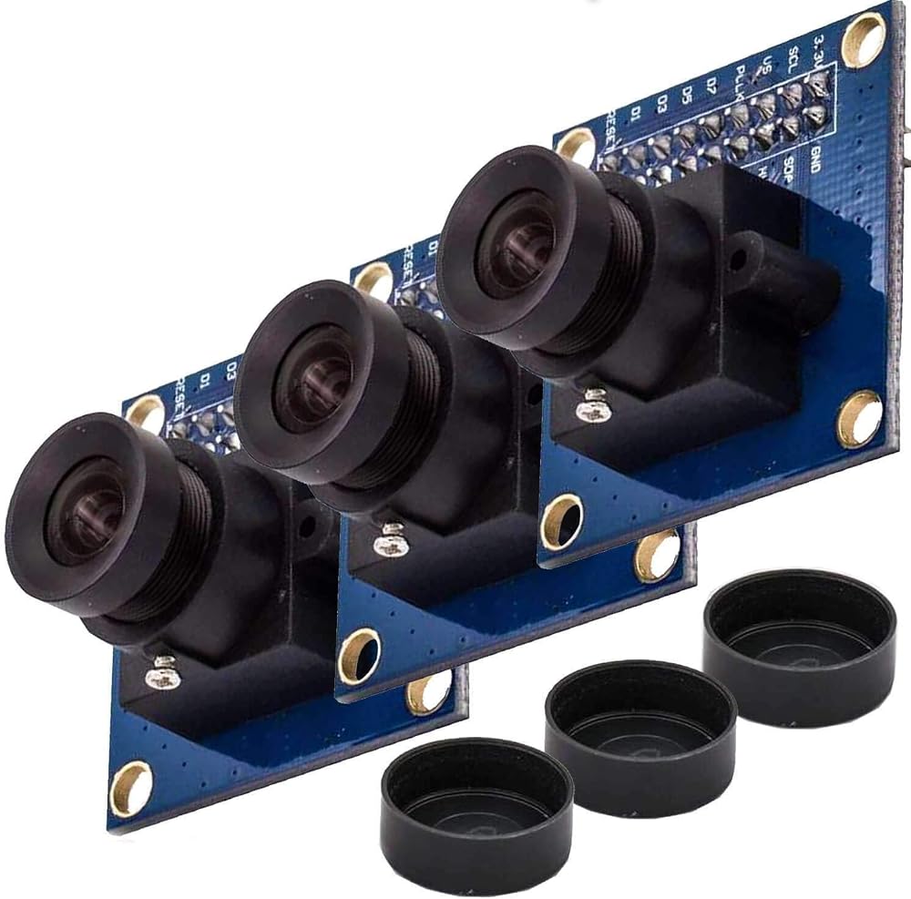 AZDelivery OV7670 Camera Module 640x480 VGA Arduino Compatible w/ E-Book