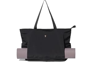 ESVAN Yoga Mat Bag Yoga Tote Carrier Shoulder Bag Carryall Tote for Office,Yoga,Pilates,Travel,Beach and Gym