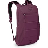 Osprey Ozone Slim Pack, Red OS | commuter backpack, everyday bag, campus pack, laptop carry, Red color, OS size