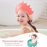 FUSACONY Baby Shower Cap Shield Pink Crown 0-9 Years Kids Visor Hat view 2