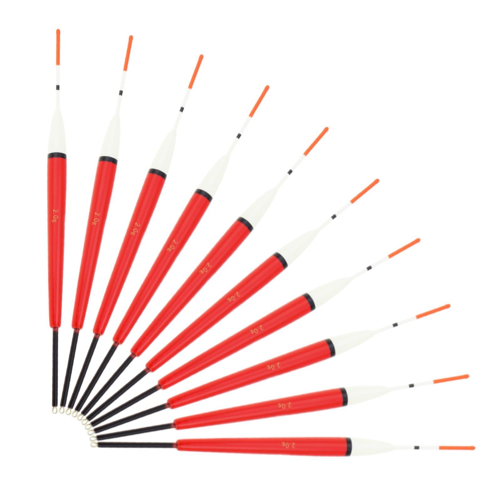 OriGlam 10pcs Red Fishing Floats 2g Lightweight, Pole Floats Fishing Floats Set Fishing Tackle Floats Fishing Floats Fishing Pole Floats Fishing Tackle