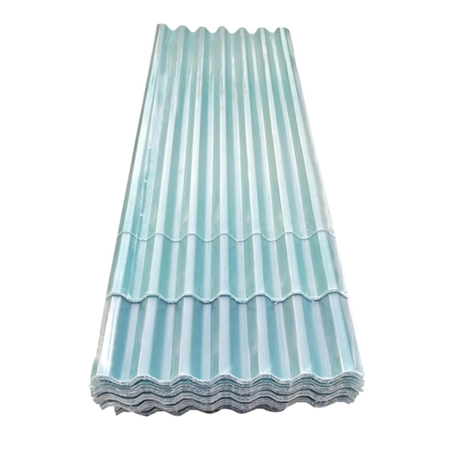 Photo 1 of QWEASDF Transparent Roof Sheet,Roofing Cladding Panel,Corrugated Roofing Sheet,Fiberglass Daylighting Panels,Anti-UV Rainproof Sunshine,FRP Daylighting Plate, Greenhouses(3pcs,0.9 * 0.7m/35 * 28in)