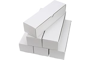 EBOAUSI 6-Pack • 4800-count Trading/Gaming Card Storage Box/Trading Card Storage Box/Card Box Cardboard For Toploader Standard Card/Sports Game Collector Boxes