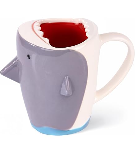 CafePress Great White Shark Ceramic Coffee Mug 11 Oz - Funny Novelty Mug, Dishwasher & Microwave Safe - View #3