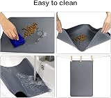 Emwel Silicone Dog Food Mat Non-Slip Waterproof 47x30 cm L view 6