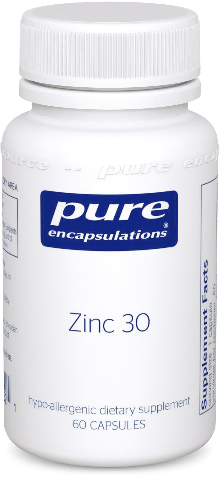 Pure Encapsulations Zinc 30 Zinc Picolinate (30 mg.) Highly