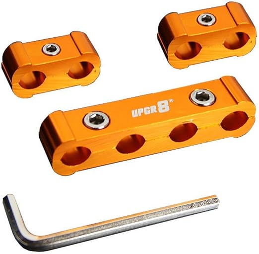 Aluminum Alloy Ignition Plug Wire Divider Holders Kit for 8mm 9mm 10mm