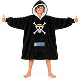 One Piece Fleece Hoodie Blanket for Boys Teenagers - One Size Kids Oversized Hoodie Sherpa-Lined Hood Gifts for Boys