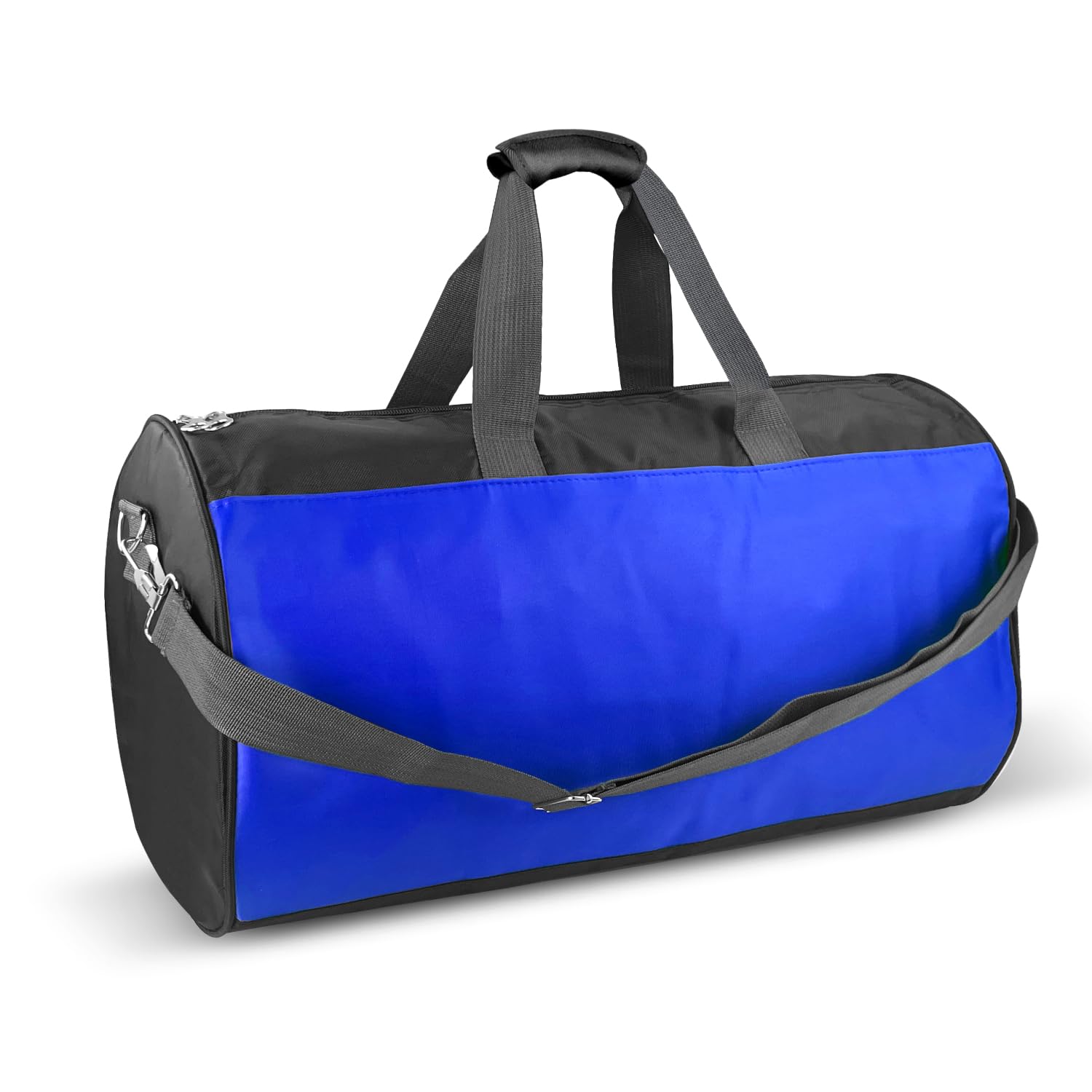 Photo 1 of ***Missing strap***C&F BOGMOST Travel Duffel Bag Large Foldable Waterproof Gym Bag for Gym Beach Swim Bag Men Women Duffle Bag Lightweight Oxford Cloth Sports Bag -Blue