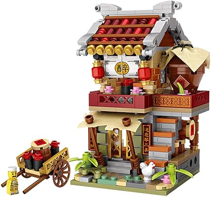 Amazon Co Jp Shop Always Lozminiブロック 中華街 商店街シリーズ 街並み Lozブロック ロズ ミニブロック 小さいブロック パズル おもちゃ 並行輸入品 Loz Anst 1724 酒屋 ベビー マタニティ