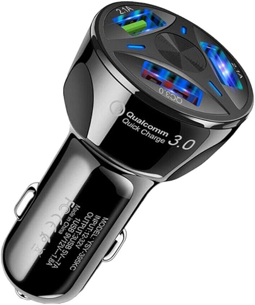 Amazon Com Cactusangui Car Charger 3 Usb Port Car Vehicle Charger