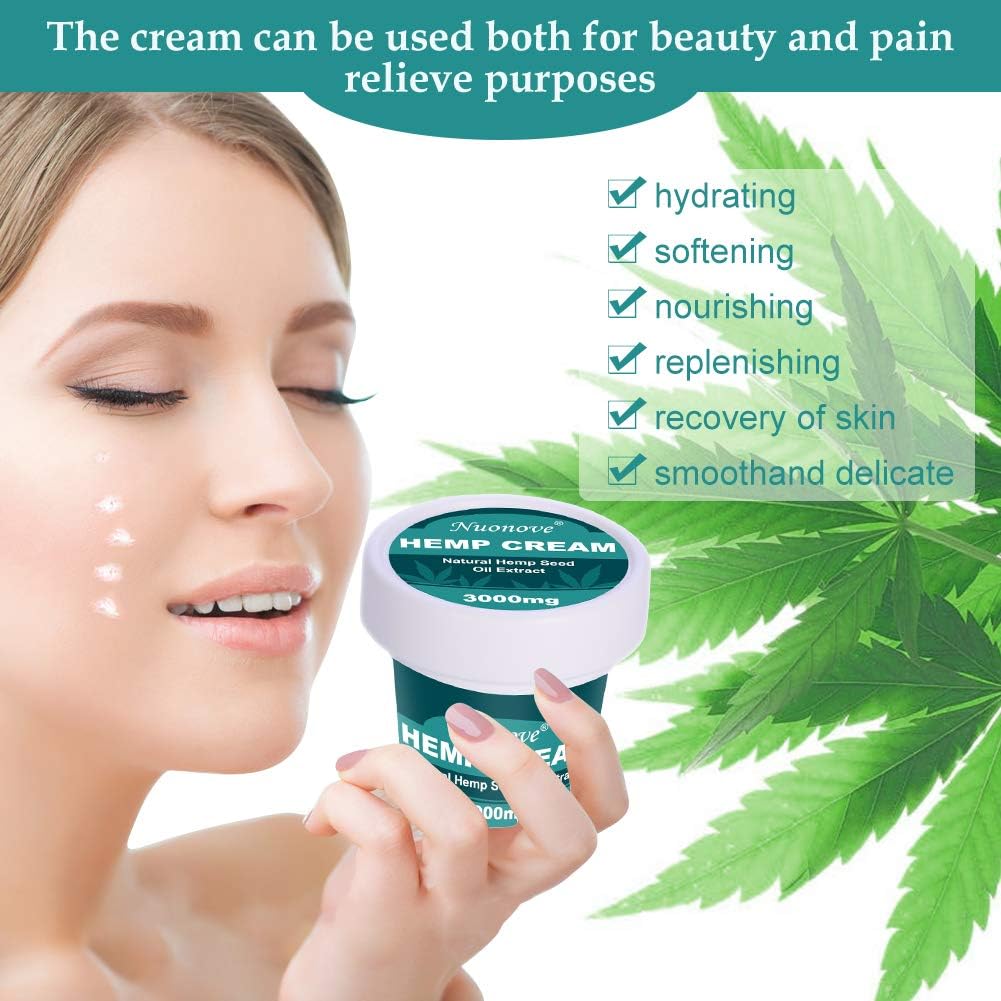 Hemp Cream, Hemp Face Cream,Hemp Balm, Cannabis Day Cream, Anti