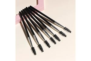 A set of 7 eyebrow brushes, eyelash brushes, eyelash brush rods, makeup brushes, eyelash extension applicators, eyelash and e
