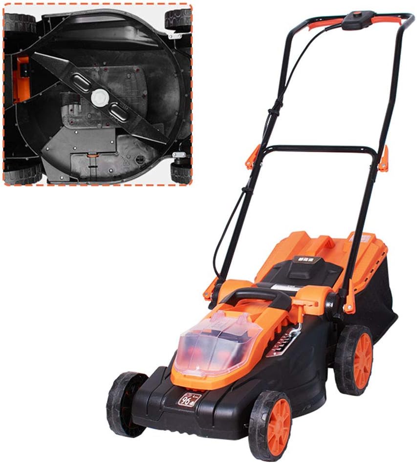 CYGG 36V Electric Rotary Lawn Mower, 38cm Cutting Width