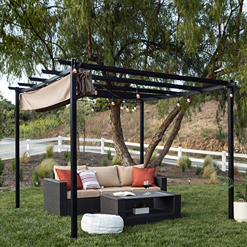 image for Best Choice Products 10x10ft Extra-Large Outdoor Pergola Shelter for B