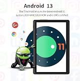PRITOM 7 inch Tablet Android 13 4GB RAM 32GB Storage Quad Core Pink Case view 2