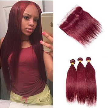 Amazon Com Ruma Hair Bright 99j Malaysian Virgin Hair With 13x4