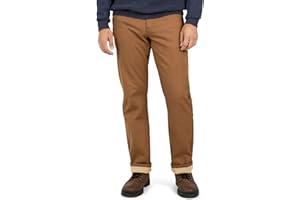 Weatherproof Vintage Fleece Lined Pants Men's - Regular Fit | Soft & Warm, Cold Weather Insulated Canvas Winter Pants for Men