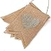 FQTANJU 8 Pcs/Set MR and MRS Burlap Banner, Wedding Hanging Banner for Wedding Photo Props, Table or Backdrop Decorations