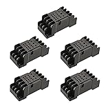 Heyiarbeit 5Pcs PYF14A 14-Pin DIN Rail Mounted