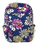 Vera Bradley Laptop Backpack (Updated Version) with Solid Color Interiors (African Violet with Purple Interiors)