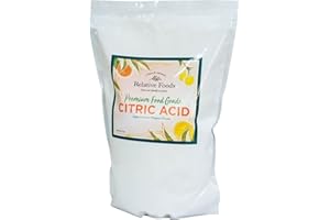 Relative Foods Citric Acid - 100% food Grade - Perfect Citric Acid Powder for Cleaning, Baths, & More - Ideal Water Softener (5 LB)