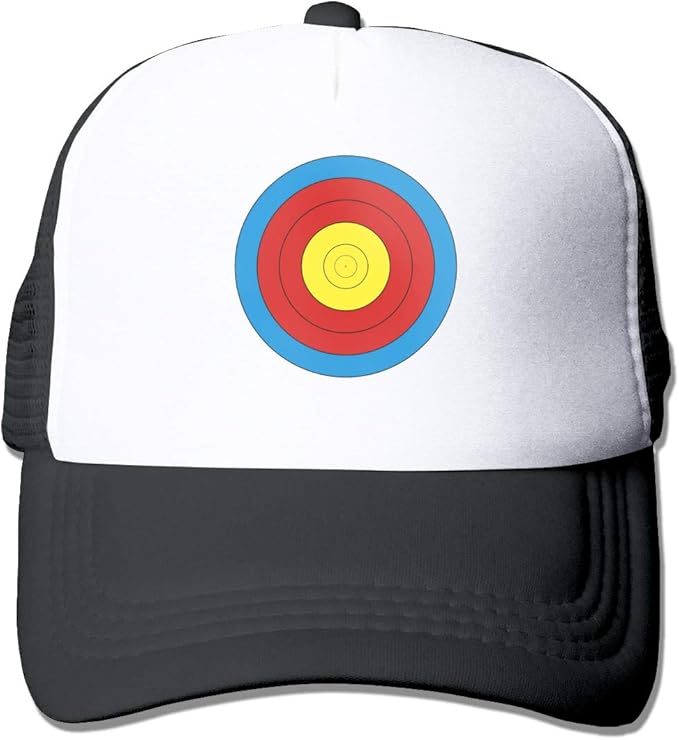 Popular Archery Target Faces Hat Men Women Adjustable Quick Drying Mesh