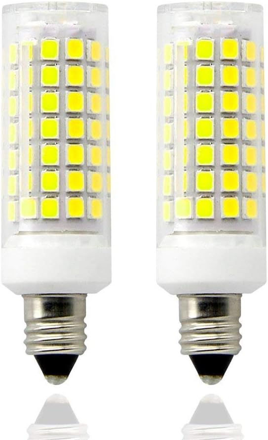 E11 led light bulbs Dimmable, 75W 100W JD E11 Mini Candelabra base 120V