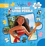 Mon petit livre puzzle Vaiana, la légende du bout du monde : 5 puzzles, 9 pièces by