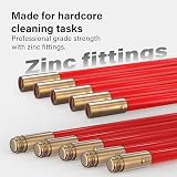 Vivo Technologies Pro 30ft Drain Rod Set Kit DT30311 with Carry Bag view 6