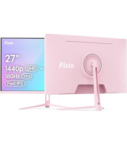 Amazon.com: Pixio PX27U Wave Pink 27 inch 160Hz Refresh Rate 4K