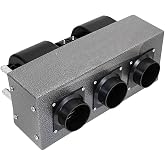 AH457 High Output 30,000 BTU Auxiliary Heater - 16 x 6 1/2 x 9-12V | Aluminum core, steel housing, 5/8 in connections, Fits skid steers &amp; heavy equipment, Replaces OE# AH457