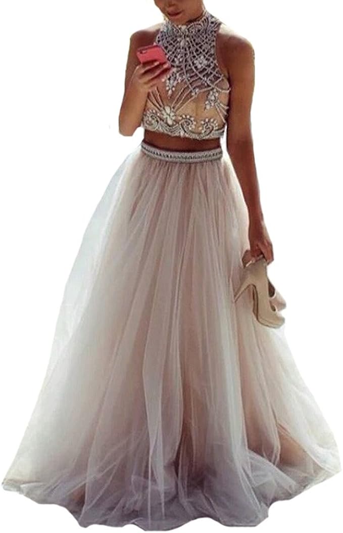 crop top cocktail dress