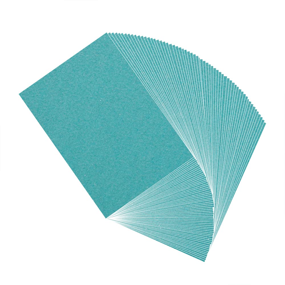 CenturaPearl, pearlescent card 310gsm. A4 pack of 50 Turquoise