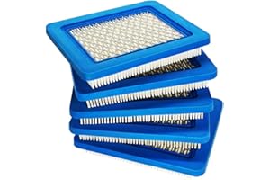 ZLKSKER 5PCS 491588S Lawn Mower Air Filters Replacement for B&S 491588 493537 493537S 399959, Flat OEM Air Cleaner Compatible