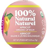 eos 100% Natural &amp; Organic Lip Balm- Apricot, All-Day Moisture, Dermatologist Recommended for Sensitive Skin, Lip Care Products, 0.25 oz