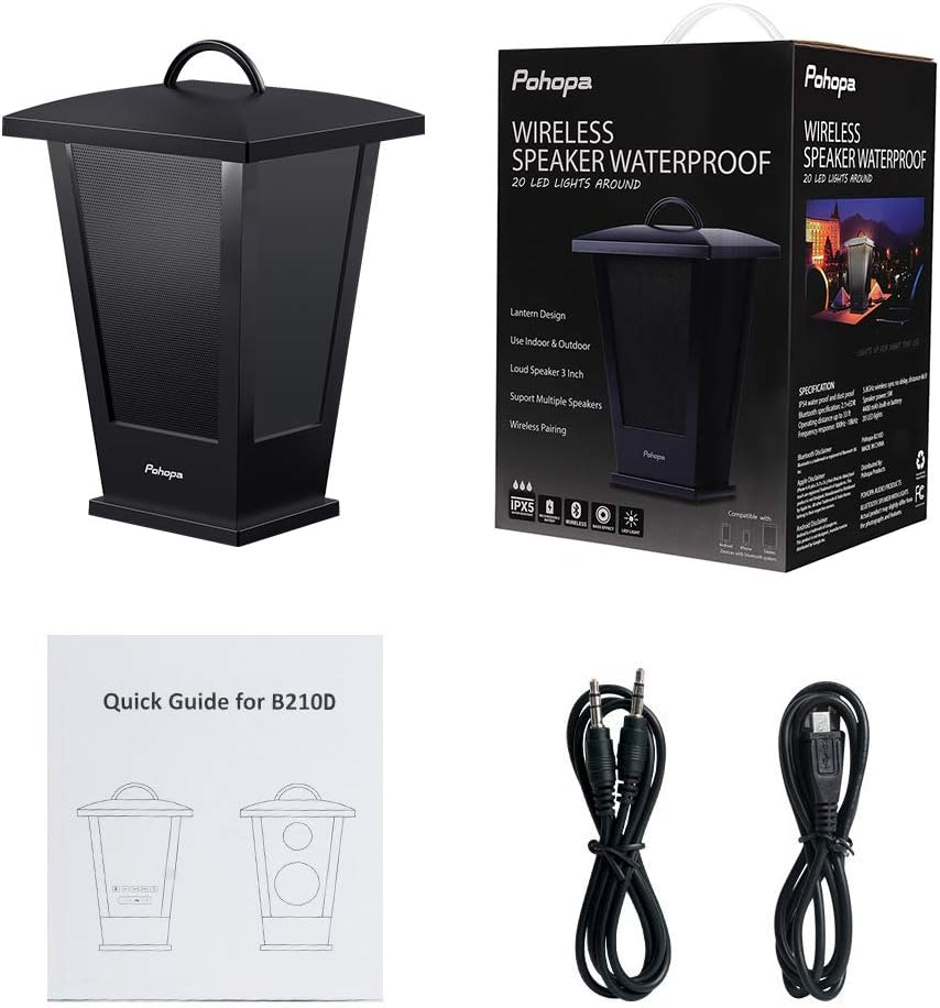 pohopa b210d wireless outdoor speaker