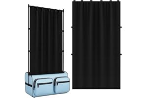 ARKIM Privacy Curtain for Dance Bag with Garment Rack,Portable Dancechanging Room Without Rack,Dancer Backstage Privacy Changing Screen,Dance Garment Bag Accessories(Not Included Bag)