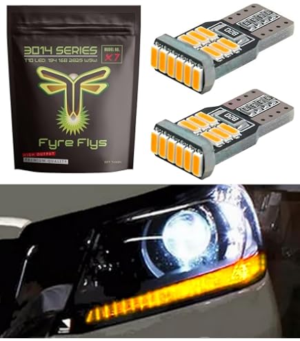 Fyre Flys Royal Blue LED Headlight Strip Bulbs Lights For 2013 2014 2015 Honda Accord X7b