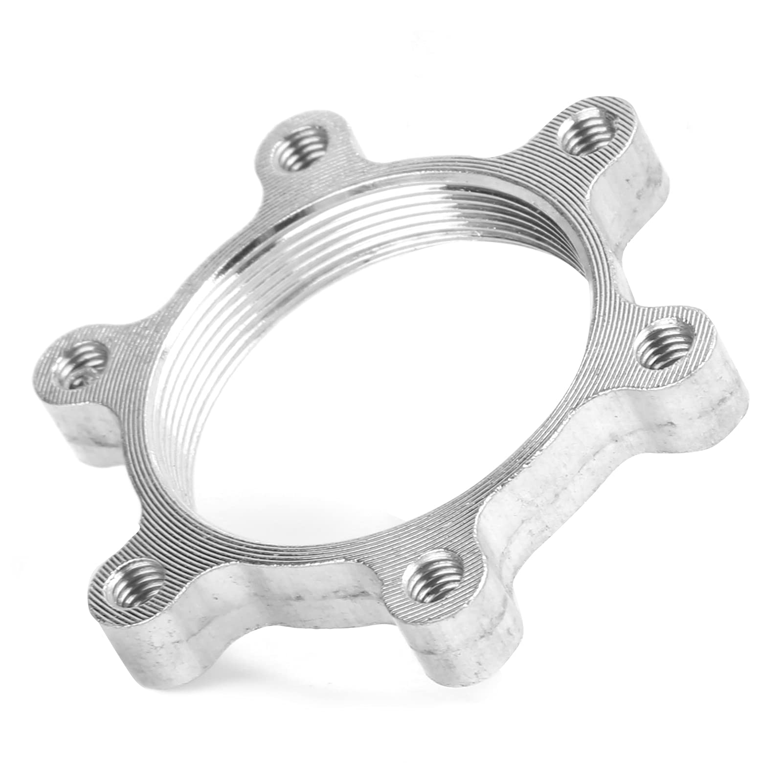 VGEBY 6 Flange Adapter, 48mm / 44mm Bicycle Freewheel Threaded Hubs Disc Brake Rotor Bike Seat Conversion Adapter(48mm)