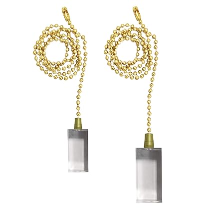 Royal Designs Fp 1019pb 2 Fan Pull Chain With Rectangle Shaped