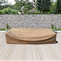 Sale Modenzi All Weather Patio Furniture Cover 119 X 60 X 24 5 Sofa Cushioned Set