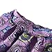 Uideazone Women African Print Skirts Pleated Flared Full Cricle Maxi Skirts Dress Purple Large Style-1