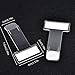 WSERE 5 Pieces Transparent Car Parking Ticket Holder Clip Car Windshield Windscreen Tickets Holder With Adhesive Tape