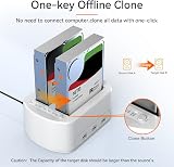 ISHEEP USB3.0 Docking Station Dual Bay SATA HDD SSD 3 Port USB Offline Clone view 2