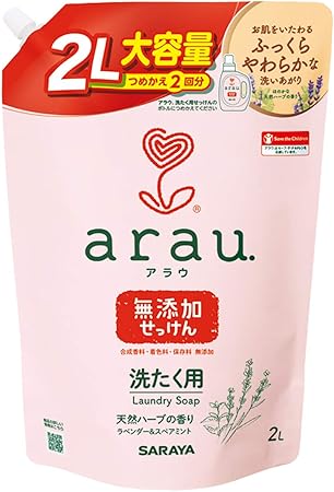 Amazon Arau アラウ サラヤ 洗濯用せっけん つめかえ用 2l Arau アラウ ドラッグストア