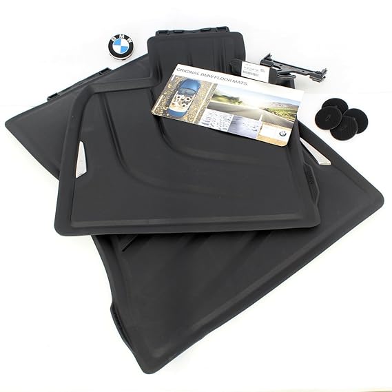 BMW X5 (F15) allweather rubber floor mats FRONT Black
