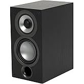 ELAC Uni-Fi 2.0 UB52 Bookshelf Speakers (Pair), Black (UB52-BK)